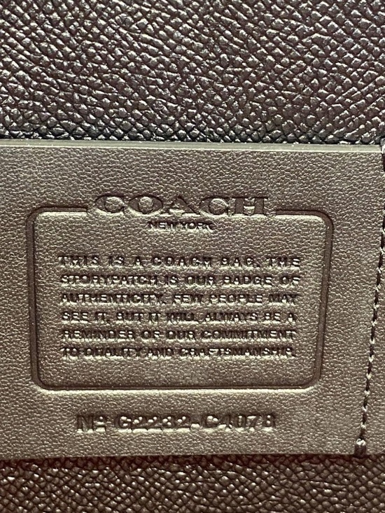 Coach Tatum Carryall Black Double Face Pebbled Leather Handbag C4078 NWOT - Picture 14 of 14